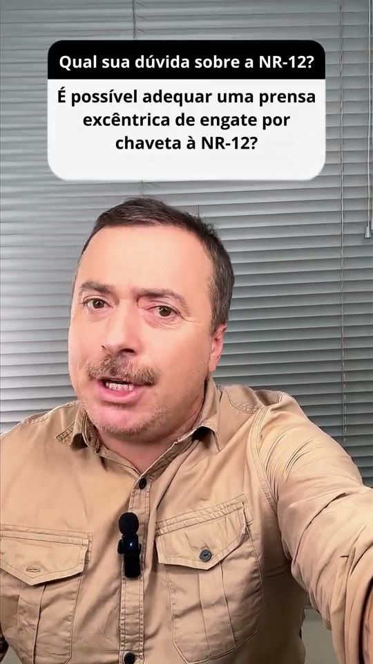 Eudes Junior responde sobre prensas excêntricas de engate por chaveta